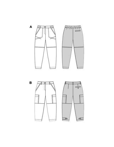 Patron de pantalon - Burda 5703