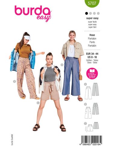 Patron de pantalon - Burda 5707