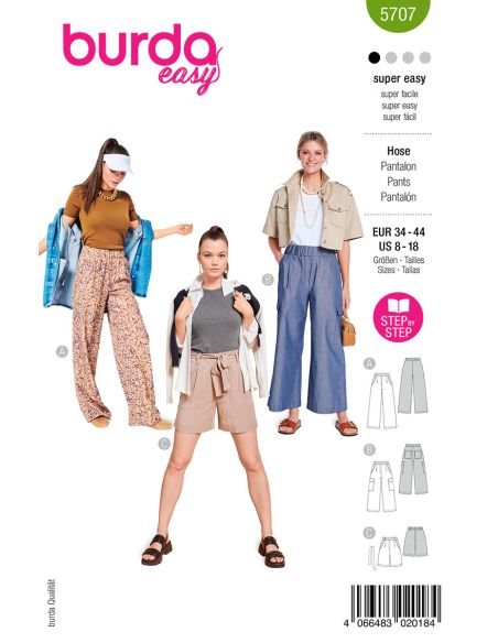 Patron de pantalon - Burda 5707