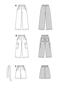 Patron de pantalon - Burda 5707 2
