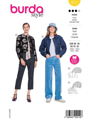Patron de veste - Burda 5711