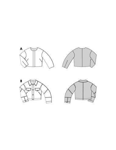 Patron de veste - Burda 5711