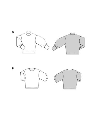 Patron de sweatshirt - Burda 5716