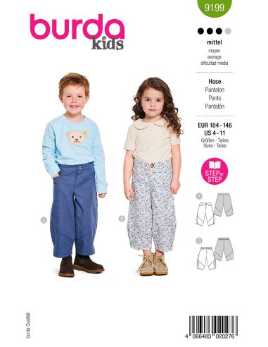 Patron de pantalon - Burda 9199