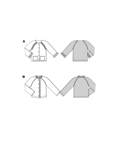 Patron de veste - Burda 9203
