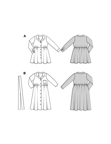 Patron de robe - Burda 9206