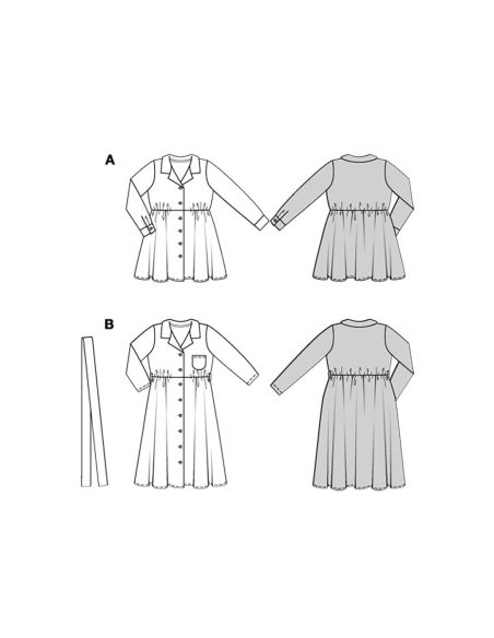 Patron de robe - Burda 9206