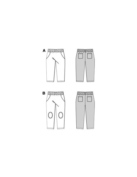 Patron de pantalon - Burda 9208