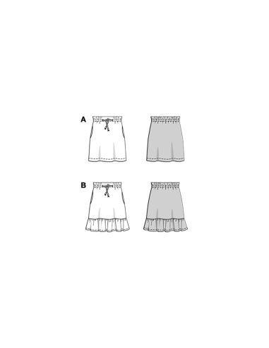 Patron de jupes - Burda 9210