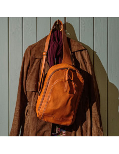 Sac à dos en bandoulière Muud Gwen - Whisky
