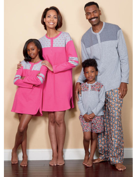 Patron de haut, tunique, short et pantalon - Butterick 6531