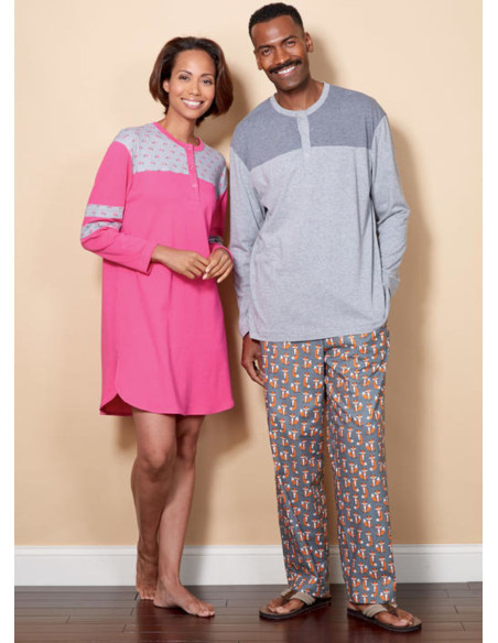Patron de haut, tunique, short et pantalon - Butterick 6531