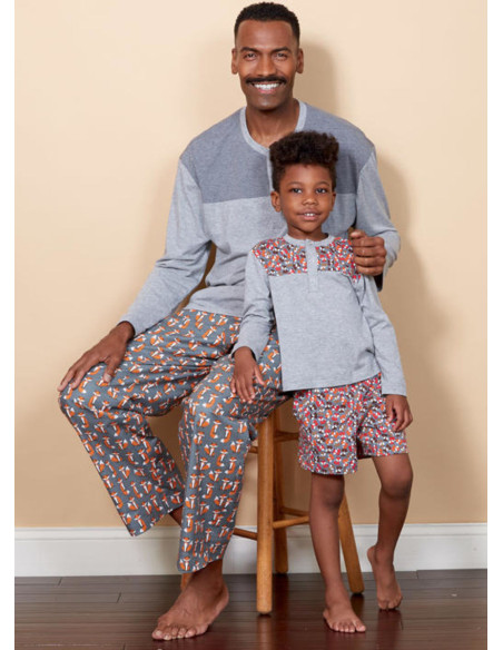 Patron de haut, tunique, short et pantalon - Butterick 6531