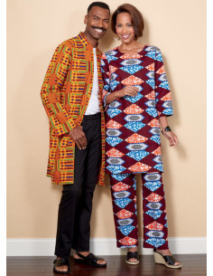 Patron de manteau, tunique et pantalon - Butterick 6534