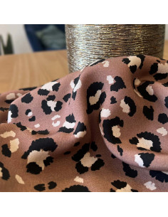 Tissu popeline de viscose Mocha - My Dress Made