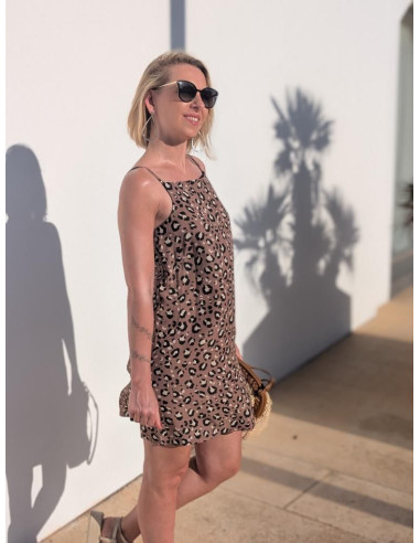 Tissu popeline de viscose Mocha - My Dress Made