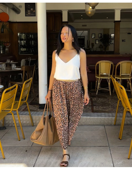 Tissu popeline de viscose Mocha - My Dress Made
