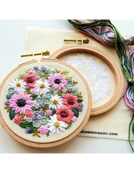 Kit broderie - Wildflower Sampler