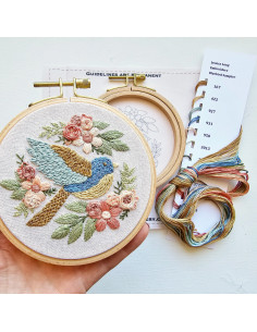 Kit broderie - Bluebird Sampler 2