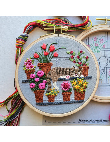 Kit broderie - Catnap