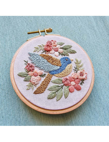 Kit broderie - Bluebird Sampler