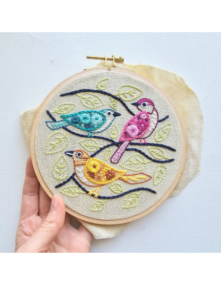 Kit broderie - Birds of a Feather