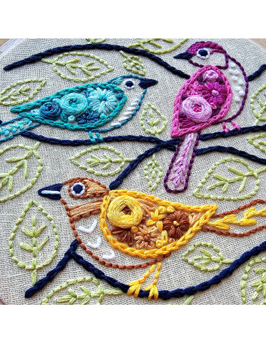 Kit broderie - Birds of a Feather