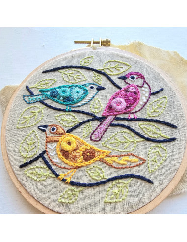 Kit broderie - Birds of a Feather