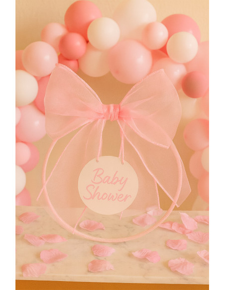 Tissu organza - Rose layette