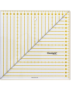 Règle patchwork Omnigrid carrée 20 x 20 cm 2