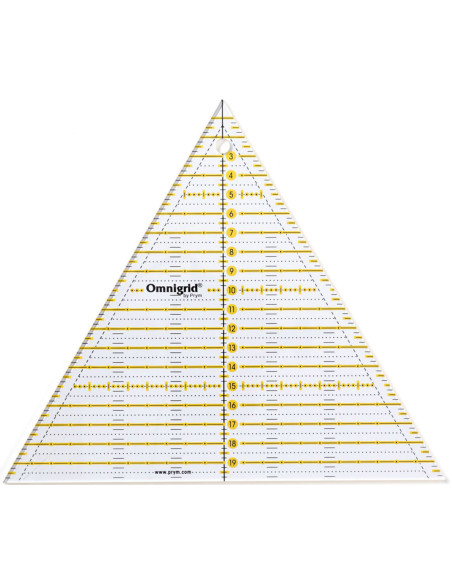 Règle patchwork Omnigrid triangle 60° 20 cm