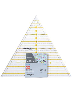 Règle patchwork Omnigrid triangle 60° 8 inch