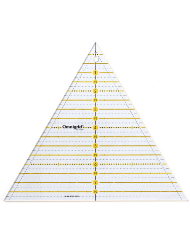 Règle patchwork Omnigrid triangle 60° 8 inch