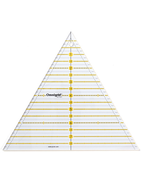 Règle patchwork Omnigrid triangle 60° 8 inch