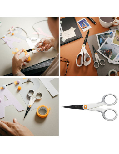 Ciseaux Fiskars anti-adhésifs Micro-tip 13 cm