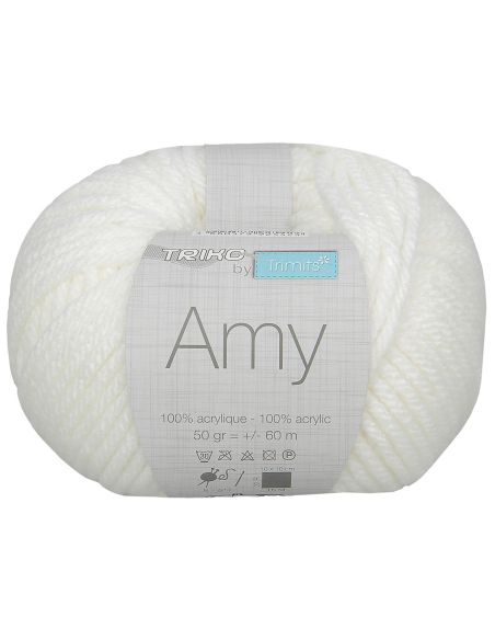 Sachet de 4 pelotes de fils à tricoter Amy