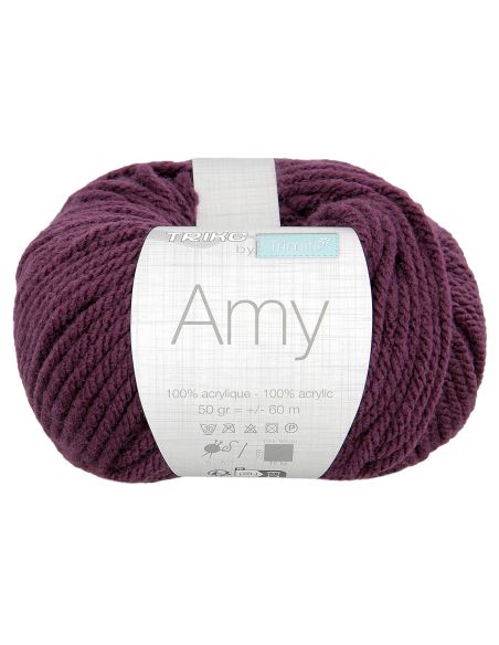Sachet de 4 pelotes de fils à tricoter Amy