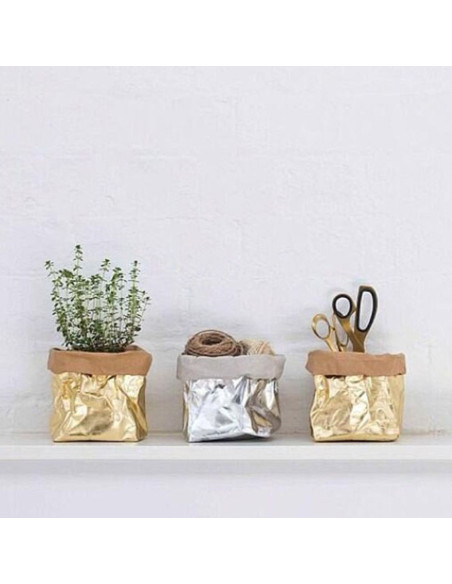 Rouleau papier vegan argent - 50 x 100 cm