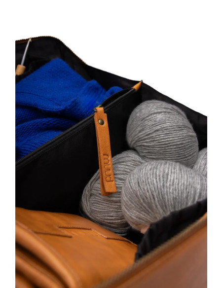 Sac à bandoulière Muud Cleo midi - Whisky