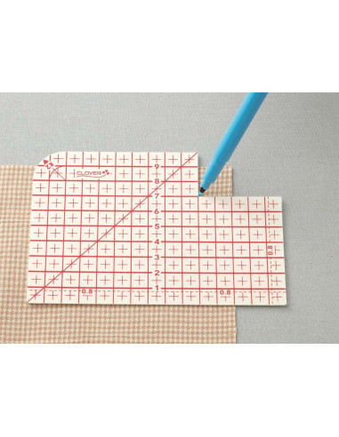 Ourlet thermocollant gradué