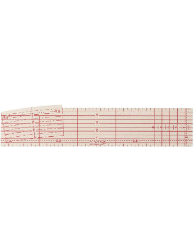 Ourlet thermocollant gradué long