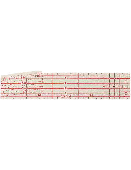 Ourlet thermocollant gradué long