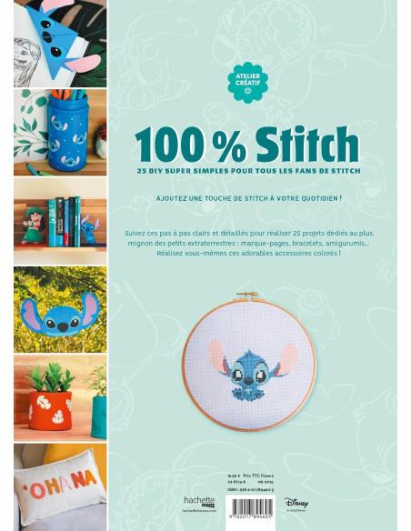 Livre 100% Stitch - Spécial loisirs créa