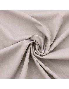 Tissu popeline de coton - Gris argent