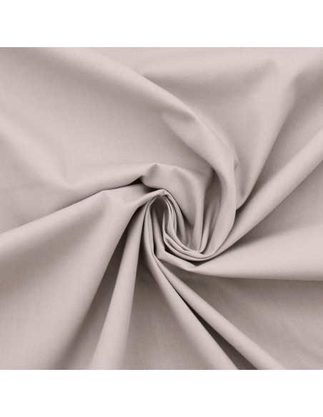 Tissu popeline de coton - Gris argent
