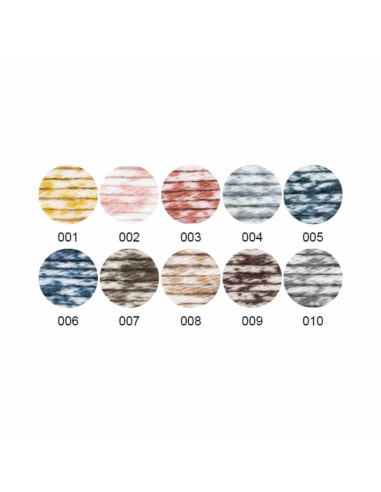 Coffret 10 pelotes de coton Ricorumi Spray