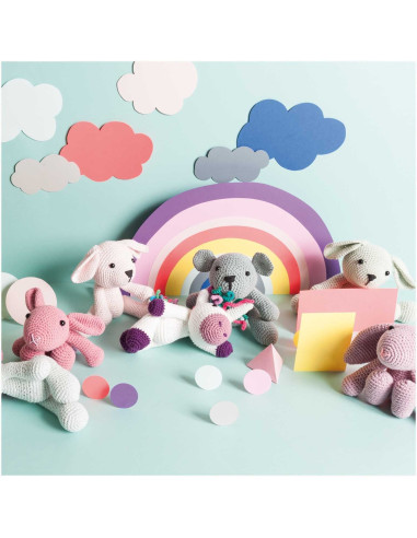 Coffret 20 pelotes de coton Ricorumi