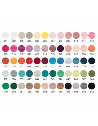 Coffret 60 pelotes de coton Ricorumi