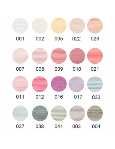Coffret 20 pelotes de coton Ricorumi - Pastel