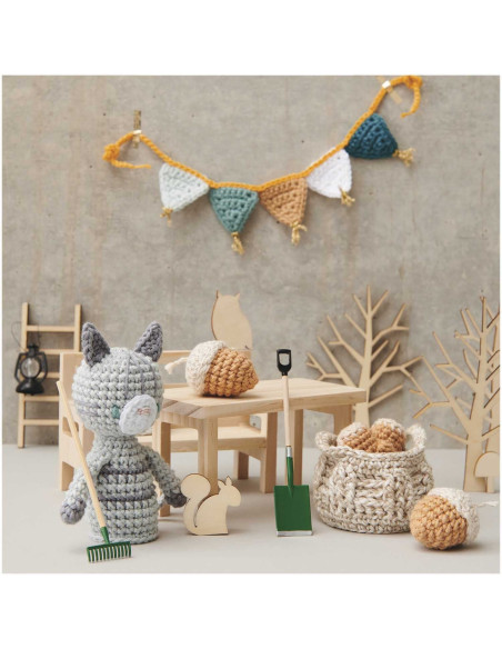 Coffret 20 pelotes de coton Ricorumi - Monde des lutins